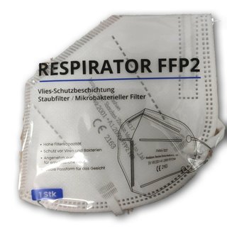 Epic FFP2 Maske Atemschutz Mundschutz Einzelverpackt mit CE2163 Zertifikat